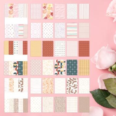Imagem de Conjunto de papel decorativo com 150 peças de materiais de papelaria de padrão sortido para álbum de fotos, diário, scrapbooks, artesanato, faça você mesmo - A