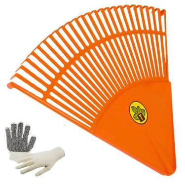 Imagem de Vassoura Plástica Rastelo Tramontina 22 Dentes S/cabo + Brinde