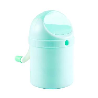 Imagem de GZBABY Apontador de lápis manual para escritório escolar, simples, cores frescas (verde)