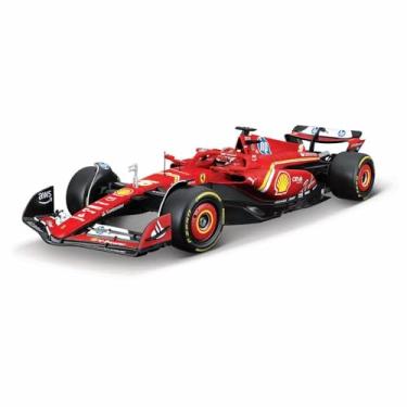 Imagem de Kit Carro F1 P/ Montar 41 Peças Ferrari SF-24 Leclerc 1:24