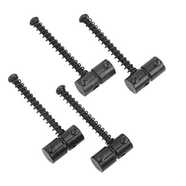 Imagem de Zhjvihx Sela de Corda de Metal, 4 Peças de Sela de Ponte de Guitarra de Desempenho Estável para Instrumentos de Cordas