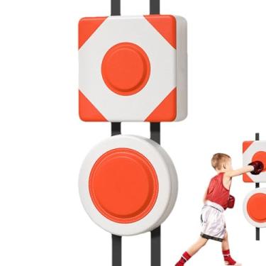 Imagem de Almofada de boxe para parede - almofada de treino de boxe, equipamento de luta em couro de PU, saco de boxe para bater | Almofada de boxe para parede almofada de equipamento de treino