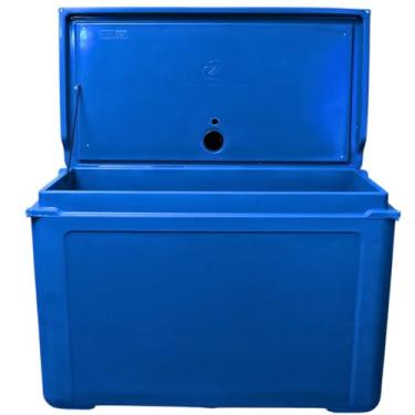 Imagem de Caixa Térmica Polietileno Plástica Vermelha 120 Litros Zero Grau (Azul)