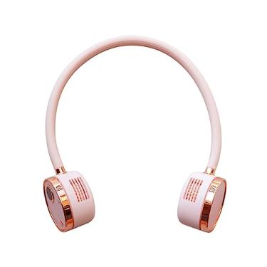 Imagem de WYUYIWH Ventilador de pescoço portátil, alimentado por USB-C com display digital sem lâminas, ventilador pessoal vestível de 3 velocidades, ventilador de bateria recarregável de 2000 Mah para