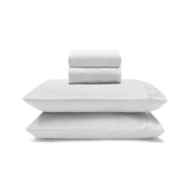 Imagem de Jogo de Cama Lençol Queen Bordado Renda Bianca Sonata Buettner, ., BRA
