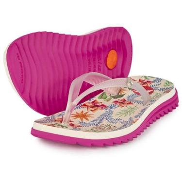 Imagem de Chinelo Infantil Kenner Ibiza Kids - Branco e Rosa, 31/32