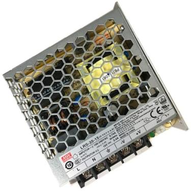 Imagem de Mean Well MW 35W Fonte De AlimentaçãO Chaveada De SaíDa úNica Conversor Buck-Boost 15V 2.4A, (LRS-35-15 15V/2.4A/36W/Switching Supply)