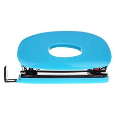 Imagem de dalisp Perfurador de metal portátil com 2 furos Perfurador de metal portátil Capacidade de 10 folhas Abertura de 6 mm Perfurador de papel r A4 A5 A6 B5 B6 Caderno de recortes Agenda Agenda