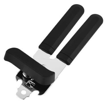 Imagem de Abridor de latas multifuncional 3 em 1 de aço inoxidável – abridor de garrafas manual, adequado para latas de vários tamanhos, economiza tempo e esforço, alça macia