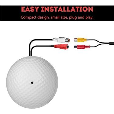Imagem de Ampla Gama de Monitoramento de Som de Alta Fidelidade Microfone Captador Cabeça-monitoramento de Voz Clara 150m2 Banco Sala de Exame Shopping, Branco