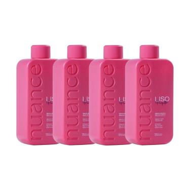 Imagem de Kit 4 Escovas Progressivas Nuance Liso Perfeito Orgânica 1 Litro