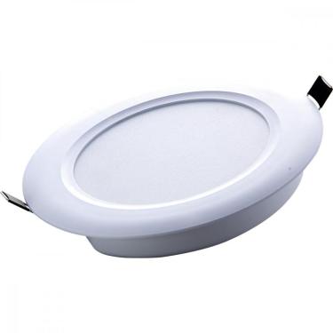 Imagem de Plafon Led Redondo De Embutir Slim 1000 Lm 12W Bivolt 4000 K