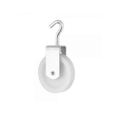 Imagem de Roldana Para Poço Com Gancho 6cm - Uso Em Levantamento De Baldes E Sistemas Manuais