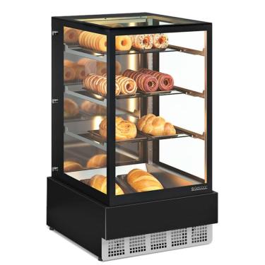 Imagem de Vitrine Neutra Conveniência Gourmet Mgen070 Gelopar Balcão Seco Preto Bivolt