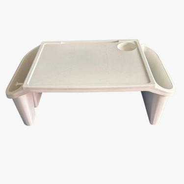 Imagem de Bandeja Mesa Colo Apoio Comer Refeição Cama Suporte Notebook Branco