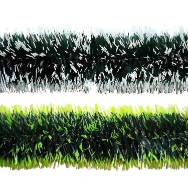 Imagem de Festão De Natal Metalizado Nevado Verde - 2m X 9cm