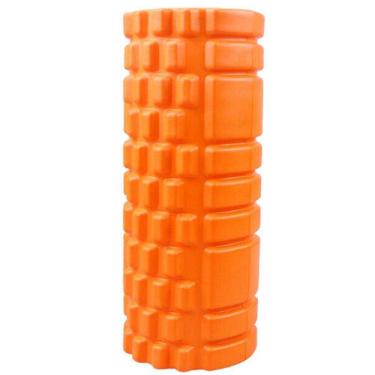 Imagem de Rolo Massagem Foam Roller Liberação Miofascial Crossfit Yoga Pilates Laranja
