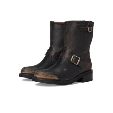 Imagem de Frye Bota feminina Viv Short Engineer para motociclista, Preto envelhecido, 35