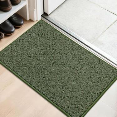 Imagem de COSY HOMEER - Tapete de porta 50,8 cm x 81,3 cm antiderrapante absorvente tapetes de entrada capachos de sujeira tapetes de entrada laváveis tapete de entrada baixa para porta traseira e tapetes de