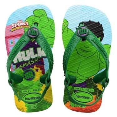 Imagem de Chinelo Havaianas New Baby Marvel Branco-Masculino