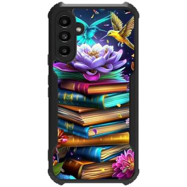 Imagem de RWUTYTIUL Capa Book Peony para Samsung Galaxy A16 5G, capa protetora ultrafina de silicone macio à prova de choque, capa protetora de corpo inteiro com proteção contra quedas para mulheres e homens