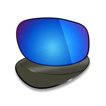 Imagem de Mryok Lentes de substituição UV400 para óculos de sol Maui Jim Longboard MJ222 61 mm, HD Polarized, proteção UV, resistente a impactos e ajuste perfeito - Azul gelo