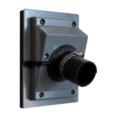 Imagem de RNXRZANK Conector Fêmea de Entrada de Energia com Trava Giratória, Capa Protetora à Prova D'água E Caixa para Trailers E Veículos Recreativos, Cinza, Tamanho real