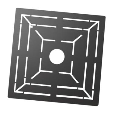 Imagem de RNXRZANK Régua de Medição para Ralo de Piso, Régua de Escala Arquitetônica, Ferramenta de Posicionamento E Medição, Ferramenta para Azulejos em aço Carbono Pre, 30cmx30cm