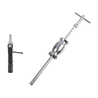 Imagem de Ysyqkn Extrator de Rolamentos Internos Tipo Martelo Deslizante, Ferramenta Profissional, Portátil, Robusta E Prática para Desmontagem E Reparo Automotivo, Cabeça Dupla, Tamanho real