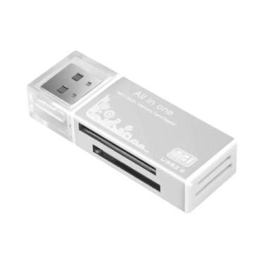 Imagem de Leitor De Cartão Multi 4 Em 1 Adaptador USB 2.0 Para Memória Stick pro