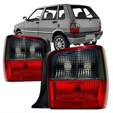 Imagem de Lanterna Traseira Fiat Uno Fire 2004 A 2013 Bicolor fumê Direito/Passageiro