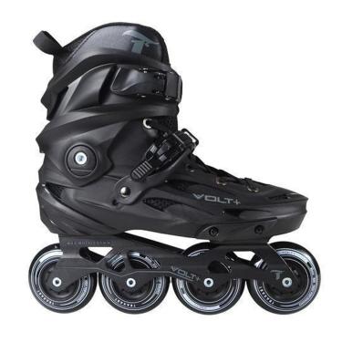 Imagem de Patins Volt + 2.0 Inline Freestyle Urban Traxart 80mm Abec 9 Profissional Roller-Unissex