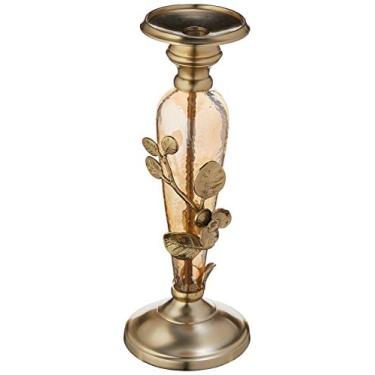 Imagem de Sancti Castical 31 * 12cm Vidr/met Dourado Cn Lustrado Home & Co Único