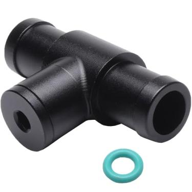 Imagem de ZLPTEAM Conector de mangueira do aquecedor de porta de sangramento de alumínio atualizado compatível com Nissan 350Z Infiniti G35 M35 FX35 Q45 QX70 Substitui 92500 AR000