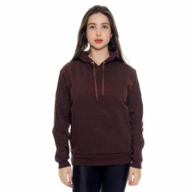 Imagem de Moletom Canguro Feminino United - bege-escuro - gg-Feminino