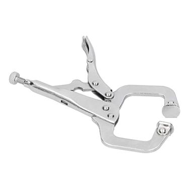 Imagem de RiToEasysports Braçadeira C de Travamento, Braçadeira de Soldagem Ajustável de 6 Polegadas, Liga de Aço Com Conexão de Rebite para Projetos de Metal para Carpintaria, Casa, Fazenda