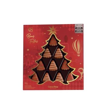 Imagem de Caixa de Bombons ao Leite de Natal 156g Cacau Show