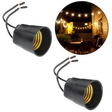 Imagem de Soquete Com Rabicho Minion Preto Bocal P/Lâmpada E27 | Utilimix | 02 un