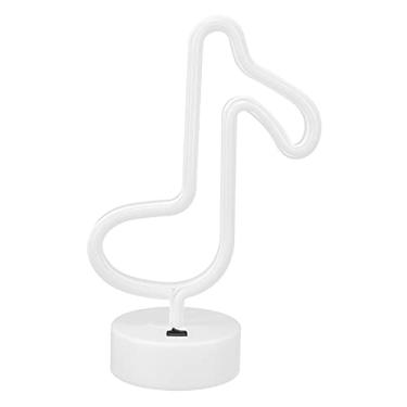 Imagem de Cryfokt Música Nota Em Forma de Luz Néon Suave Brilho Noite Lâmpada para Decoração do Quarto Casa, Usb/bateria Alimentado, para Quarto de Crianças ou Decoração de Festa (Rosa)
