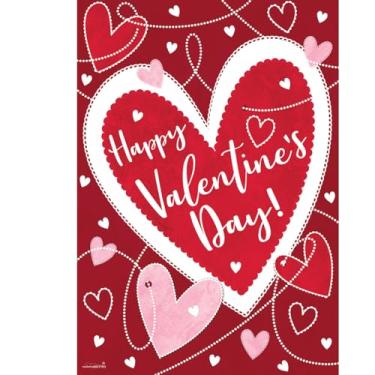 Imagem de Briarwood Lane Bandeira da casa de arremesso de coração