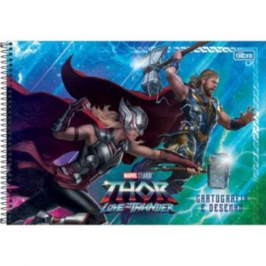 Imagem de Caderno De Desenho Espiral S/seda Thor Lt 80 Fls Cd - Tilibra