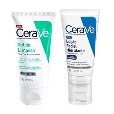Imagem de Cerave Kit  Loção Facial Hidratante + Gel de Limpeza, Kit