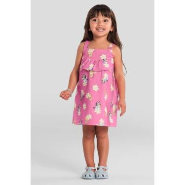 Imagem de Vestido infantil menina da Bluey Brandili 1, 6, Rosa
