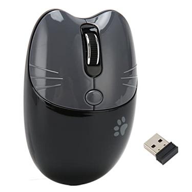 Imagem de Generic Mouse de Escritório Silencioso Sem Fio Ajustável DPI para Meninas Trabalhando Família Escola BT5.1 2,4 GHz Mudo Girl Mouse para Escritório, Escola (Preto Cinza)