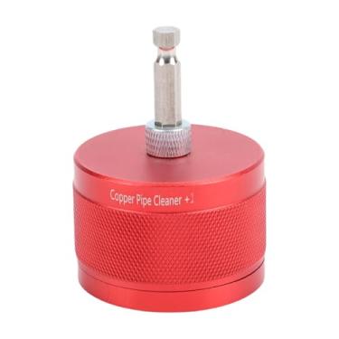 Imagem de Diydeg Limpador de Tubos de Cobre 1 Polegada, Ferramenta de Encanamento com 2 Escovas Sobressalentes e Encaixe Hexagonal 1/4 Polegada, Remover Ferrugem, Tinta e Rebarbas Tubos Cobre