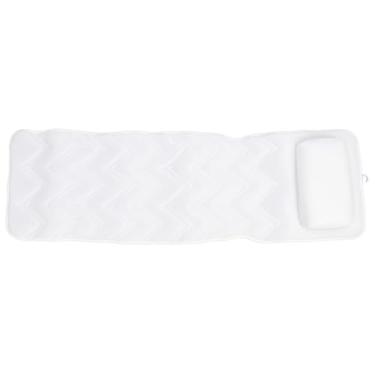 Imagem de Generic Travesseiro de Banho de Corpo Inteiro Com Ventosas Antiderrapantes para Suporte de Pescoço, Ombros e Costas Em Banheira Spa, Material de Poliéster Lavável para Máximo Conforto, Ideal para