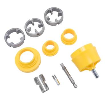 Imagem de Estink Kit de Rosqueador de Tubos Ppr, Kit de Ferramentas de Rosqueamento de Tubos, Haste Sextavada de 1/4 Polegadas para Ferramentas de Encanamento de Rosca Padrão G1/2 G3/4