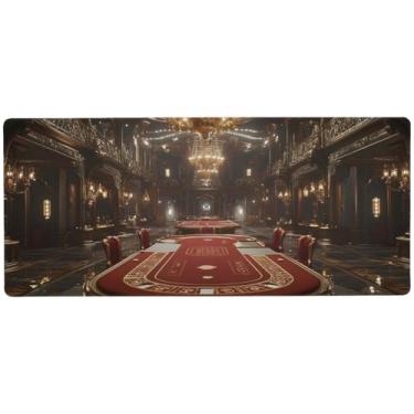 Imagem de Luxury Casino Red Pad Mouse Antiderrapante, Mouse Pad Gamer, Mouse Pad Grande, 80 x 39,9 cm