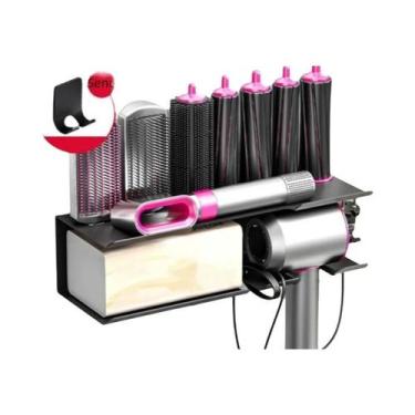 Imagem de Suporte De Parede Para Secador De Cabelo Dyson Airwrap Organizador De 
