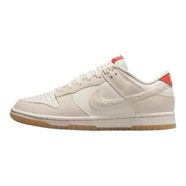 Imagem de Nike Tênis feminino Dunk Low (HV5231-133, vela/vermelho picante/linho/marfim claro), Vela/vermelho picante/linho/marfim pálido, 8.5